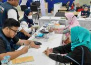 Bank BRI BO Dewi Sartika Berikan Pemeriksaan Gratis, Nasabah Senang