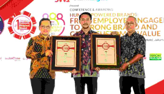 JNE Sabet Dua Penghargaan di Indonesia Original Brands Award 2025